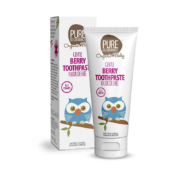 Pure Beginnings berry-flavored natural toothpaste with calcium and xylitol for ages 0+, 75 ml