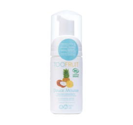 TOOFRUIT Douce Mousse organic soap-free face cleansing foam for children with pineapple and coconut, 100 ml