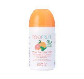 TOOFRUIT organic protective roll-on deodorant for children with mint and grapefruit, 50 ml