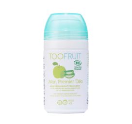 TOOFRUIT organic protective roll-on deodorant for children with apple and Aloe vera, 50 ml