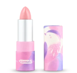 NAMAKI 100% natural moisturizing light pink tinted lipstick for children Raspberry
