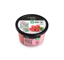 ORGANIC SHOP raspberry and sugar body scrub, 250 ml