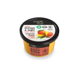 ORGANIC SHOP mango and sugar body scrub, 250 ml