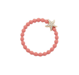 ByEloise coral starfish hair tie/bracelet