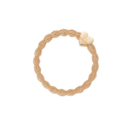 ByEloise golden hair band with GOLD HEART