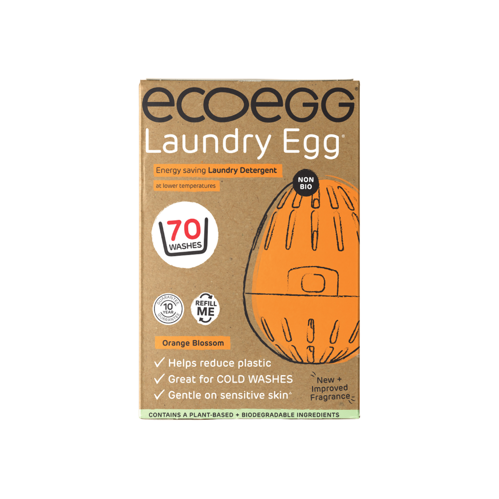 ECOEGG laundry egg + ORANGE BLOSSOM pellets, 70 washes