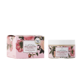MAGRADA moisturizing and nourishing body cream with the enchanting peony fragrance and quince extract, 200 ml
