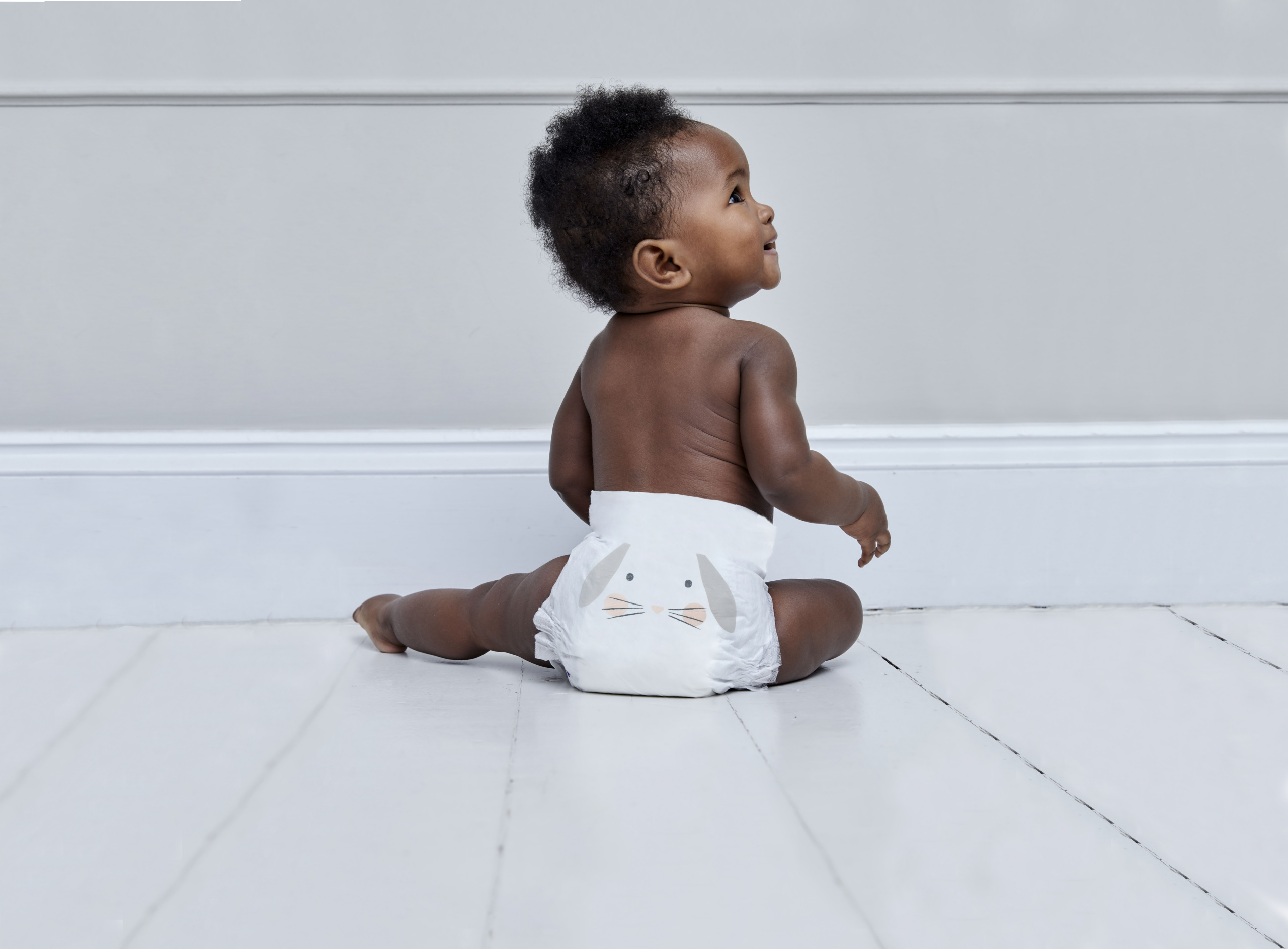 KIT and KIN hypoallergenic latex and chlorine free tape diapers with bear and rabbit design, size 3 or 6-10 kg, 32 pcs - Image 3