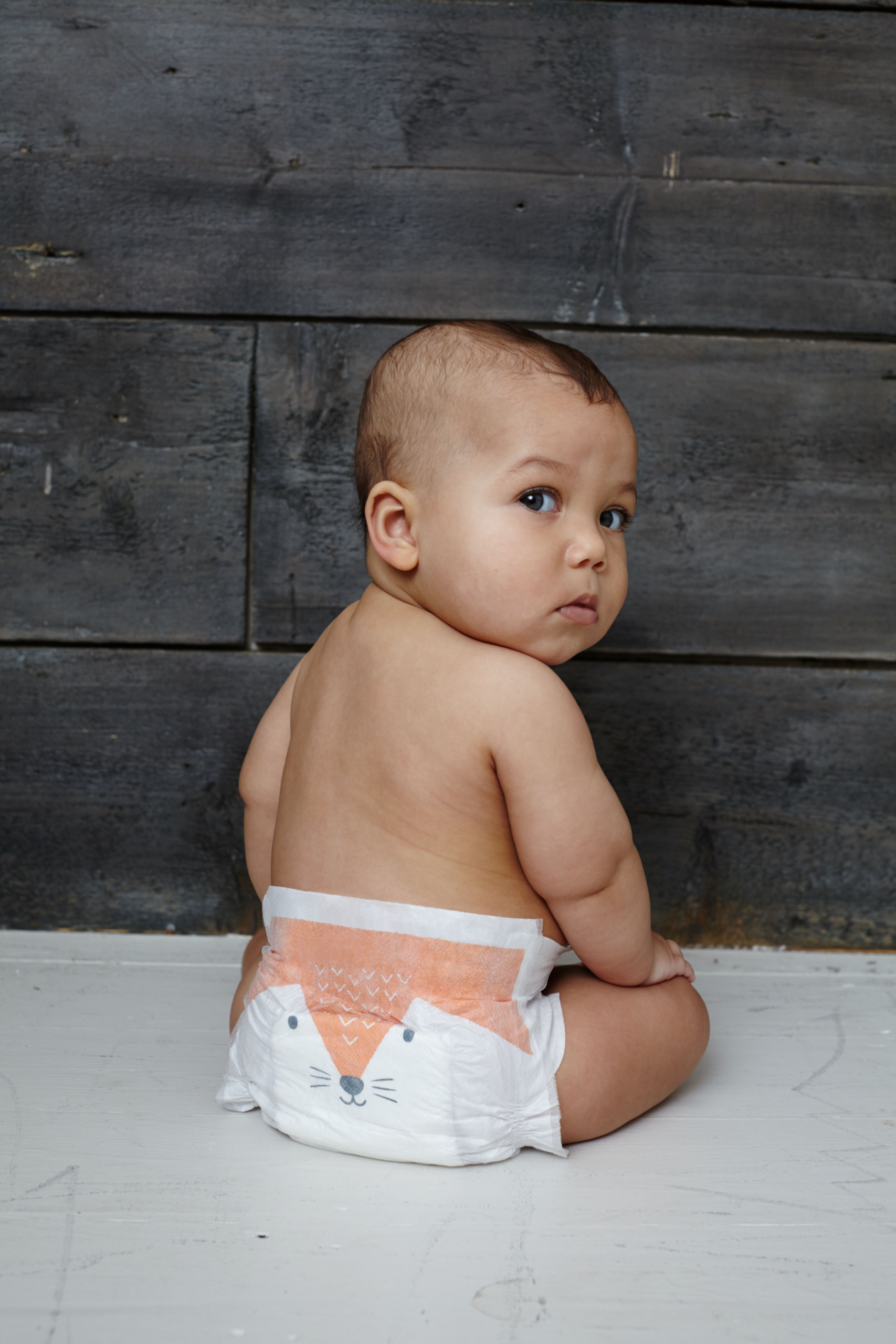 KIT and KIN hypoallergenic latex and chlorine-free tape diapers with tiger and fox design, size 4 (9-14 kg), 32 pcs - Image 4