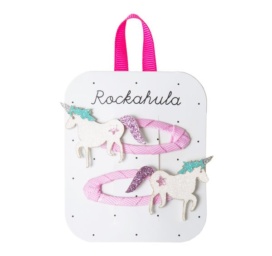 Rockahula Kids unicorn motif hair clips, 2 pcs