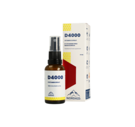 NORDAID oral and fast-absorbing vitamin D spray with sweetener D4000, 30 ml