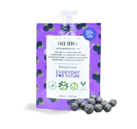 EVERYDAY FOR FUTURE skin-cleansing and refreshing facial scrub with rice powder and blueberry leaf extract, 40 ml
