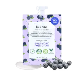 EVERYDAY FOR FUTURE Berrylicious skin revitalizing face mask for tired and aging skin with sunflower seed, castor, and blueberry leaf extract, 40 ml