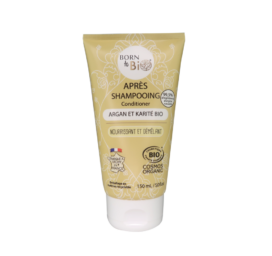 BORN TO BIO organic 2in1 hair conditioner and mask with shea butter, monoi, and camelina oil, 150 ml