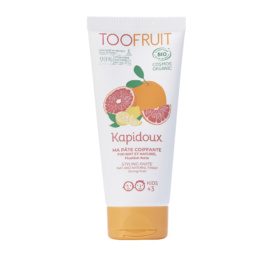 TOOFRUIT Kapidoux organic hair styling gel for kids with grapefruit-lemon fragrance, 100 gr