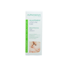 ALPHANOVA SANTE 100% natural lanolin for soothing and protecting nipples during breastfeeding, 40 ml