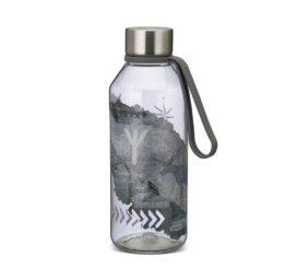 CARL OSCAR chemical-free 0.65 liter leak-proof drinking bottle, GRAY