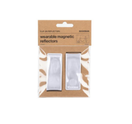BOOKMAN URBAN VISIBILITY clip-on reflector, 2 pcs per pack, color WHITE