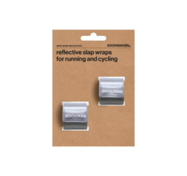 BOOKMAN URBAN VISIBILITY reflector with hook and loop fastener, 2 pieces per pack, color WHITE