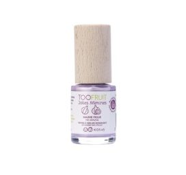 TOOFRUIT Jolies Mimines purple natural fig-scented nail polish for children, 10 ml