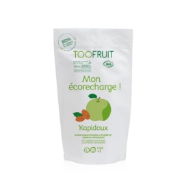 TOOFRUIT organic tear-free moisturizing and smoothing shampoo for children with apple fragrance, 400 ml REFILL