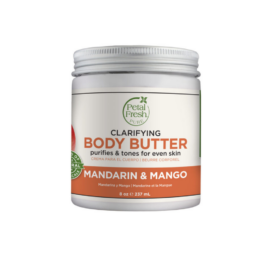 PETAL FRESH Nourishing and Moisturizing Body Butter with Tangerine and Mango, 237 ml