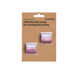 BOOKMAN URBAN VISIBILITY clip-on reflector, 2 pcs per pack, color PINK