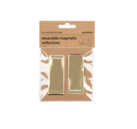 BOOKMAN URBAN VISIBILITY magnetic clip reflector, 2 pcs per pack, color BEIGE