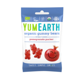 YUMEARTH organic flavored gummy bears, 50 g