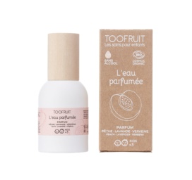 TOOFRUIT alcohol and essential oils free perfume for children with PEACH-LAVENDER-LEMONGRASS fragrance, 30 ml