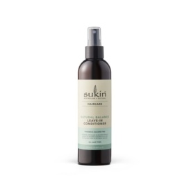 SUKIN hair balancing spray conditioner with lavender and mandarin, 125 ml