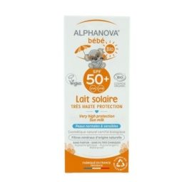 ALPHANOVA SUN SPF50 natural, fragrance-free and water-resistant sunscreen for babies 0+ months, 50 ml