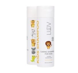 LUUV natural and fragrance-free tear-free shampoo for children, 200 ml