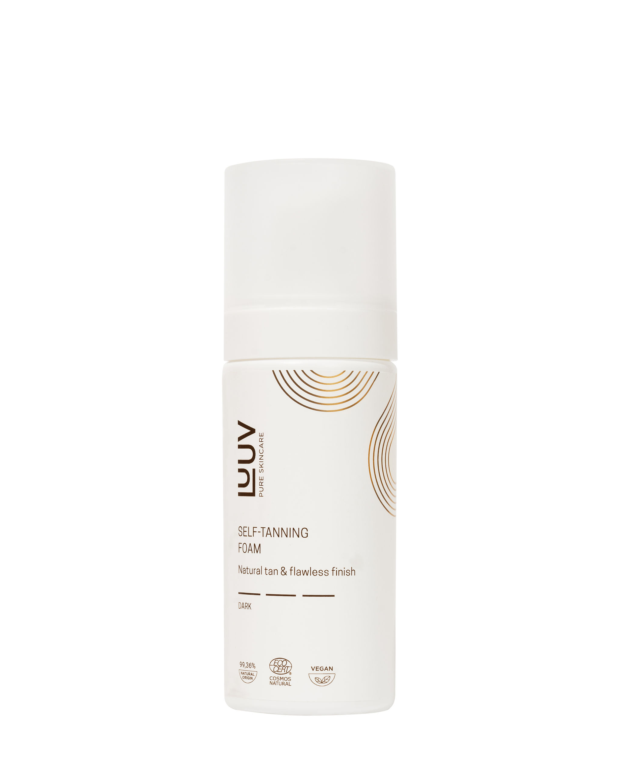 LUUV natural self-tanning foam DARK shade, 150 ml