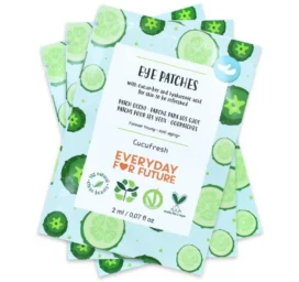 EVERYDAY FOR FUTURE Cooling and refreshing under-eye patch masks with cucumber and hyaluronic acid, 6 pieces per pack