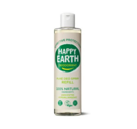 HAPPY EARTH 100% natural unscented deodorant, refill pack 300ml