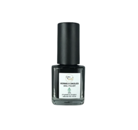 BORN TO BIO 85% natural high pigmentation nail polish, shade NOIR 7.5 ml