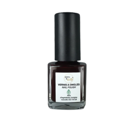 BORN TO BIO 85% natural high pigmentation nail polish, shade PRUNE 7.5mL
