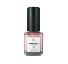 BORN TO BIO 85% natural high pigmentation nail polish, shade ROSE PALE 7.5mL