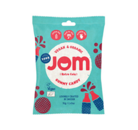 JOM organic cola-flavored gummy candies, 70g