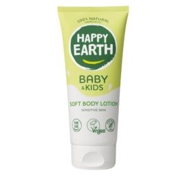 HAPPY EARTH 100% natural Gentle Body Lotion Baby & Kids, 200ml