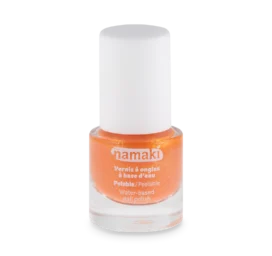 NAMAKI water-based peel-off nail polish for children, shade CORAL 7.5 ml