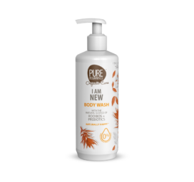 PURE BEGINNINGS skin renewing rooibos and prebiotics shower gel I AM NEW, 500 ml