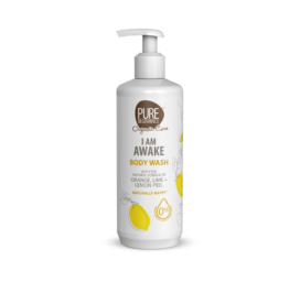 PURE BEGINNINGS skin Brightening orange, lime, and lemon shower gel I AM AWAKE, 500 ml
