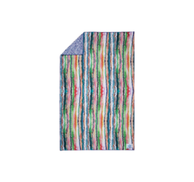 SOOBLUU soft quick-drying and sand-repellent beach towel made from recycled plastic bottles in the color WAWY, 100*160 cm