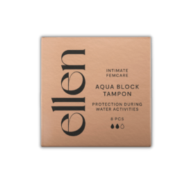 ELLEN Aqua Block barrier tampons, 8 pcs