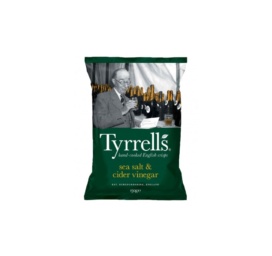 Tyrrell’s potato chips with cider vinegar and sea salt 135 g