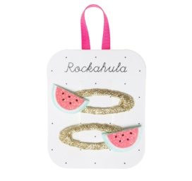 Rockahula Kids watermelon hair clips Watermelon Glitter Clips, 2 pcs