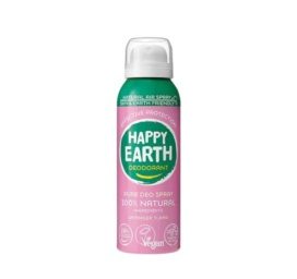 HAPPY EARTH aerosol-free 100% natural deodorant with lavender-ylang scent, 100ml