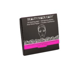 BEAUTY MADE EASY PINK oil-removing sheets for face, 80 PCS